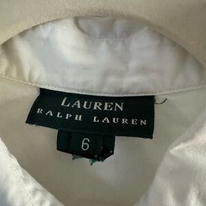 Lauren Ralph Women’s Classic White Blouse